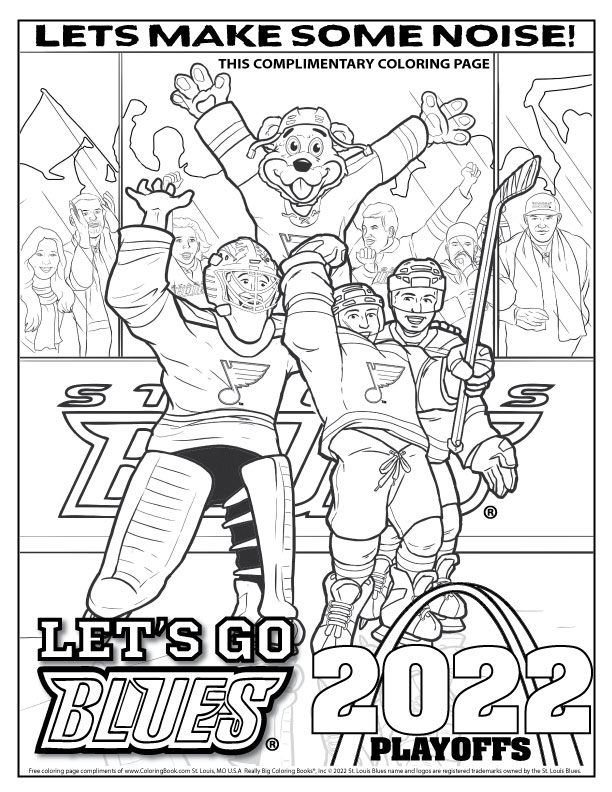 Playoffs coloring page