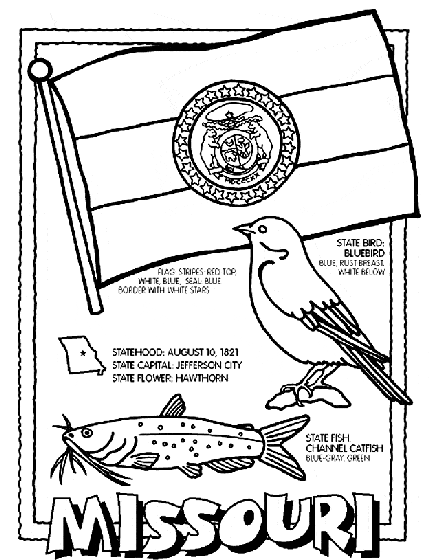 Free coloring pages of st louis