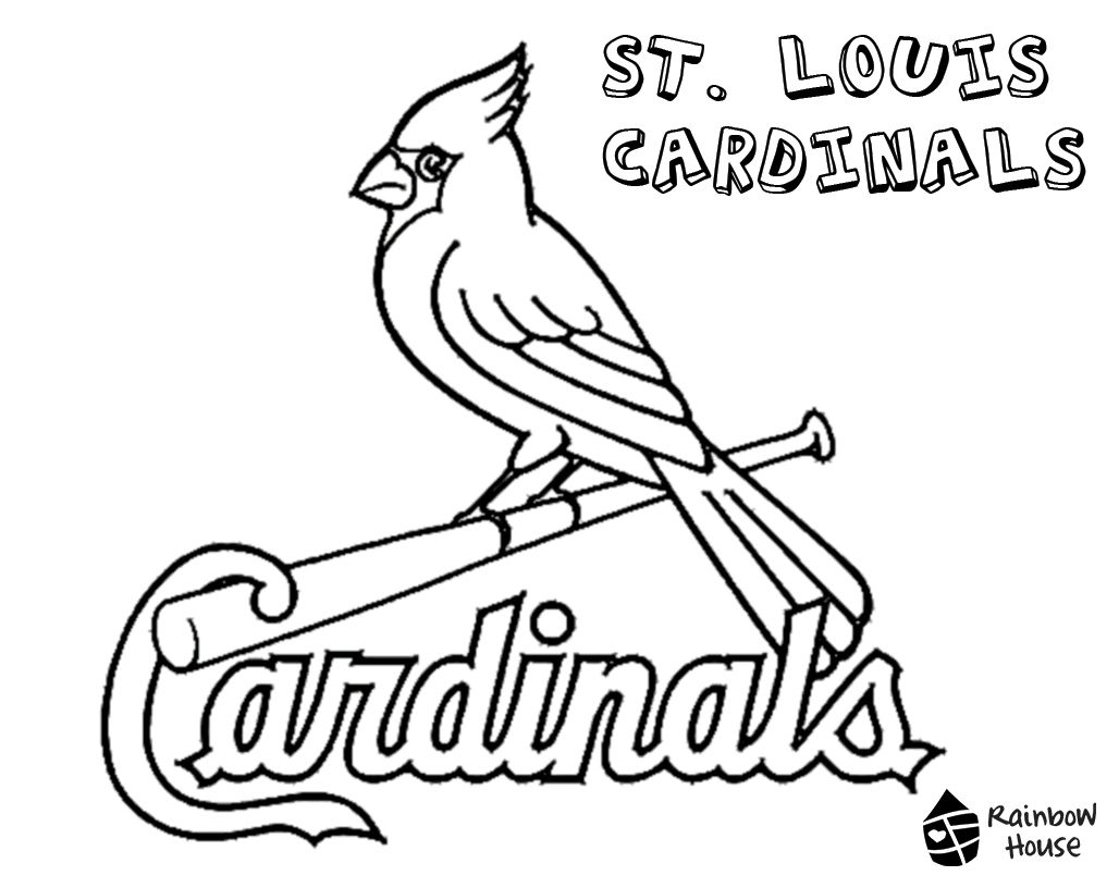 Pin by rainbow house on fun stuff baseball coloring pages sports coloring pages cardinals baseball