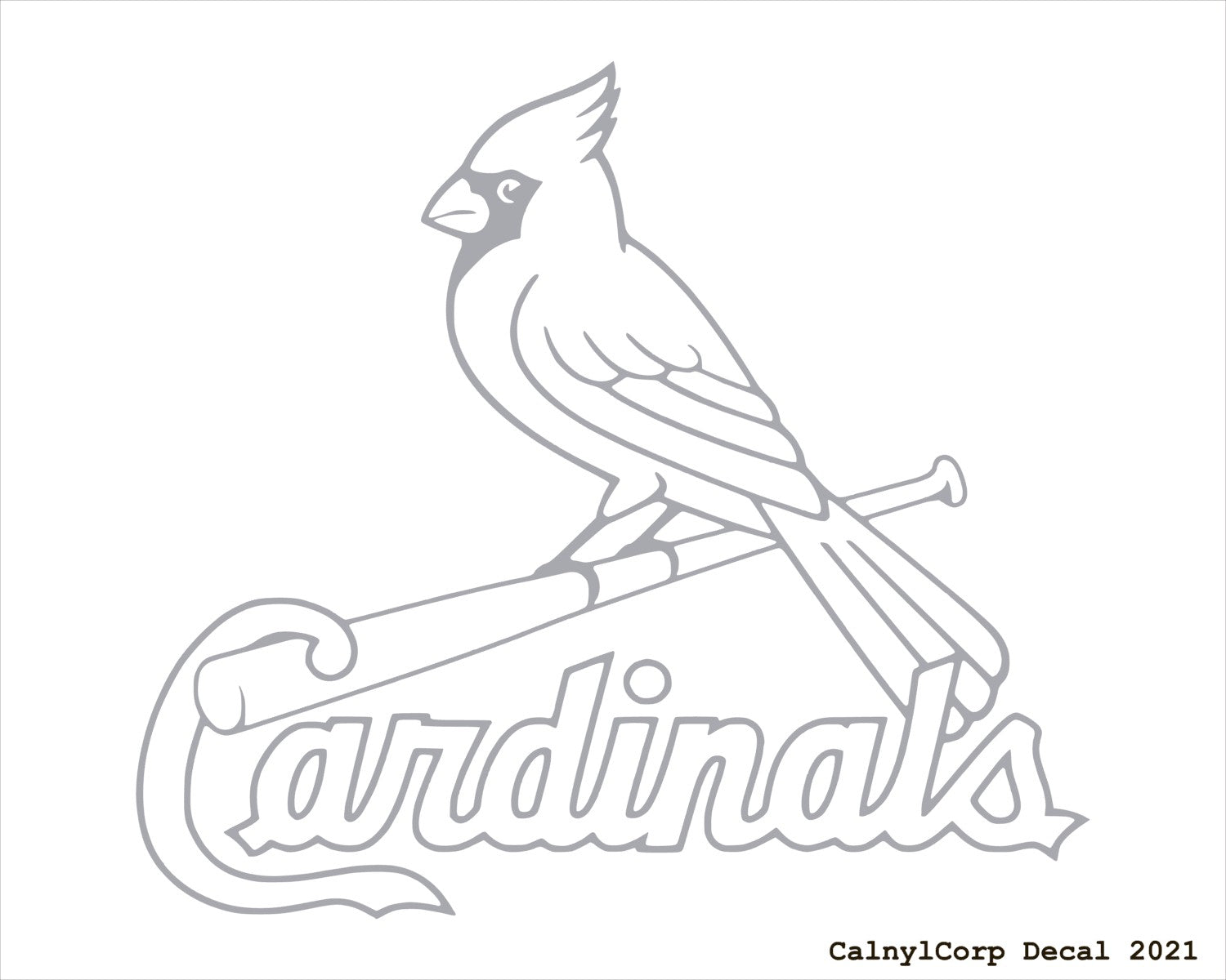 St louis cardinals vinyl sticker decals