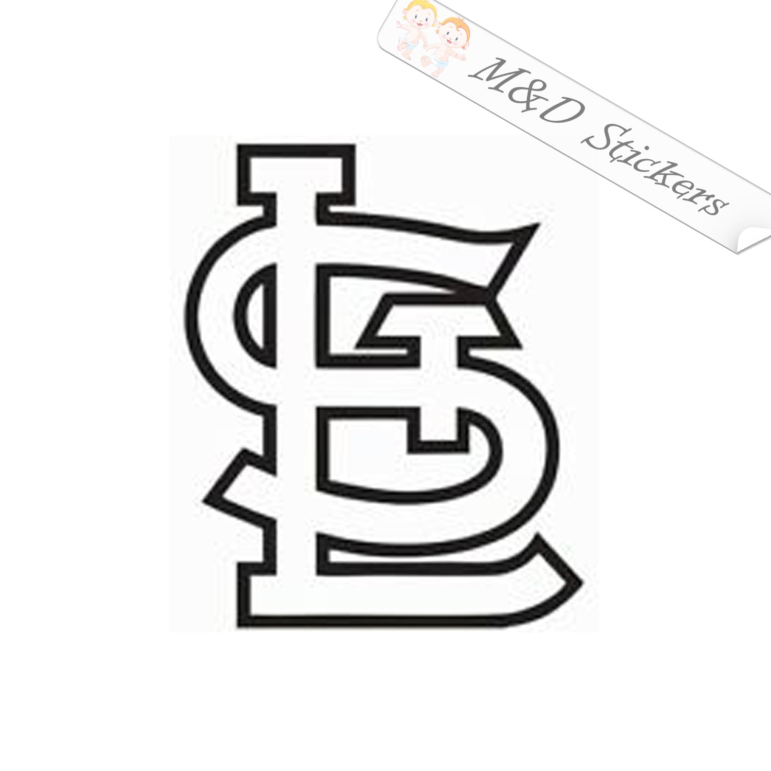 X st louis cardinals logo vinyl decal sticker different colors siz â md stickers