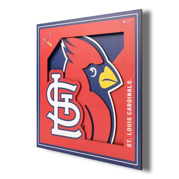 Youthefan mlb st louis cardinals d logo series wall art