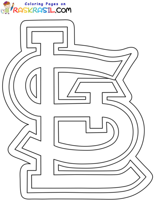 St louis cardinals coloring pages