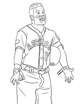 St louis cardinals logo coloring page