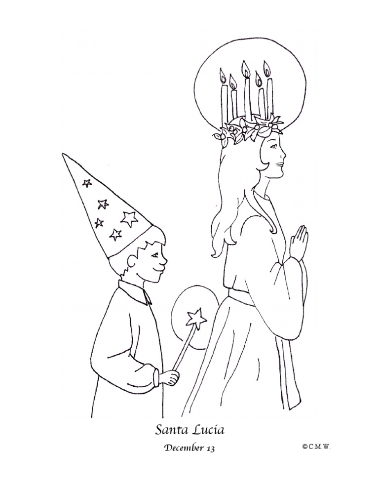 St lucy with star boy pdf