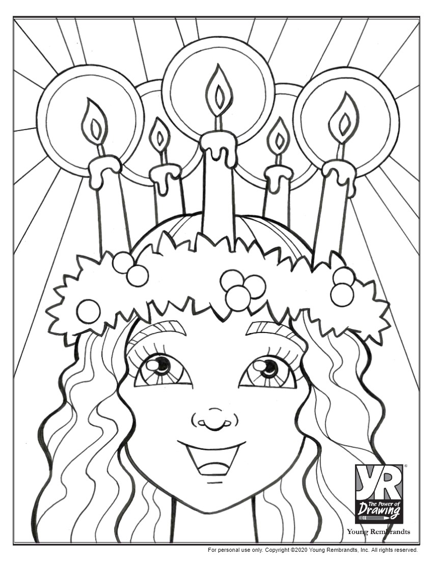 St lucia coloring page