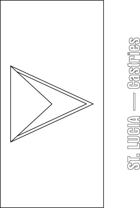 St lucia flag coloring page download free st lucia flag coloring page for kids best coloring pages