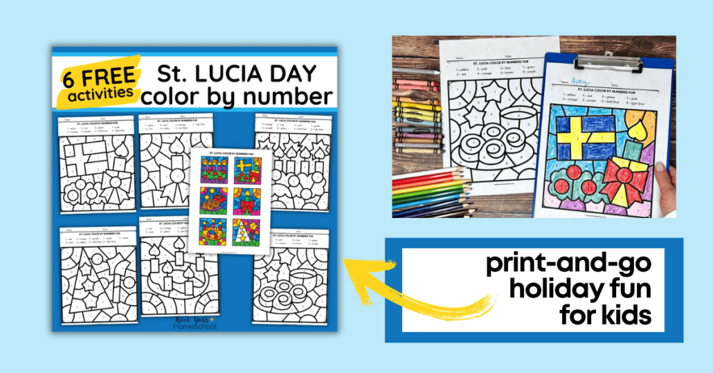 St lucia color by number printable pages free