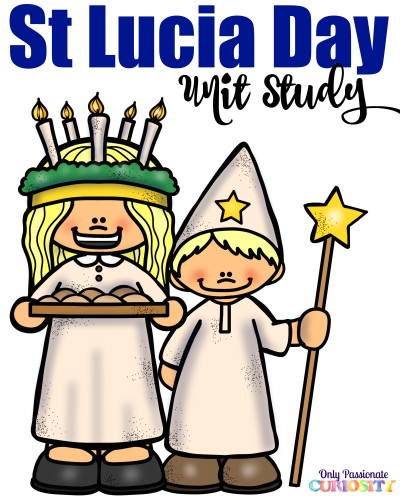 Free st lucia day christmas printable unit study