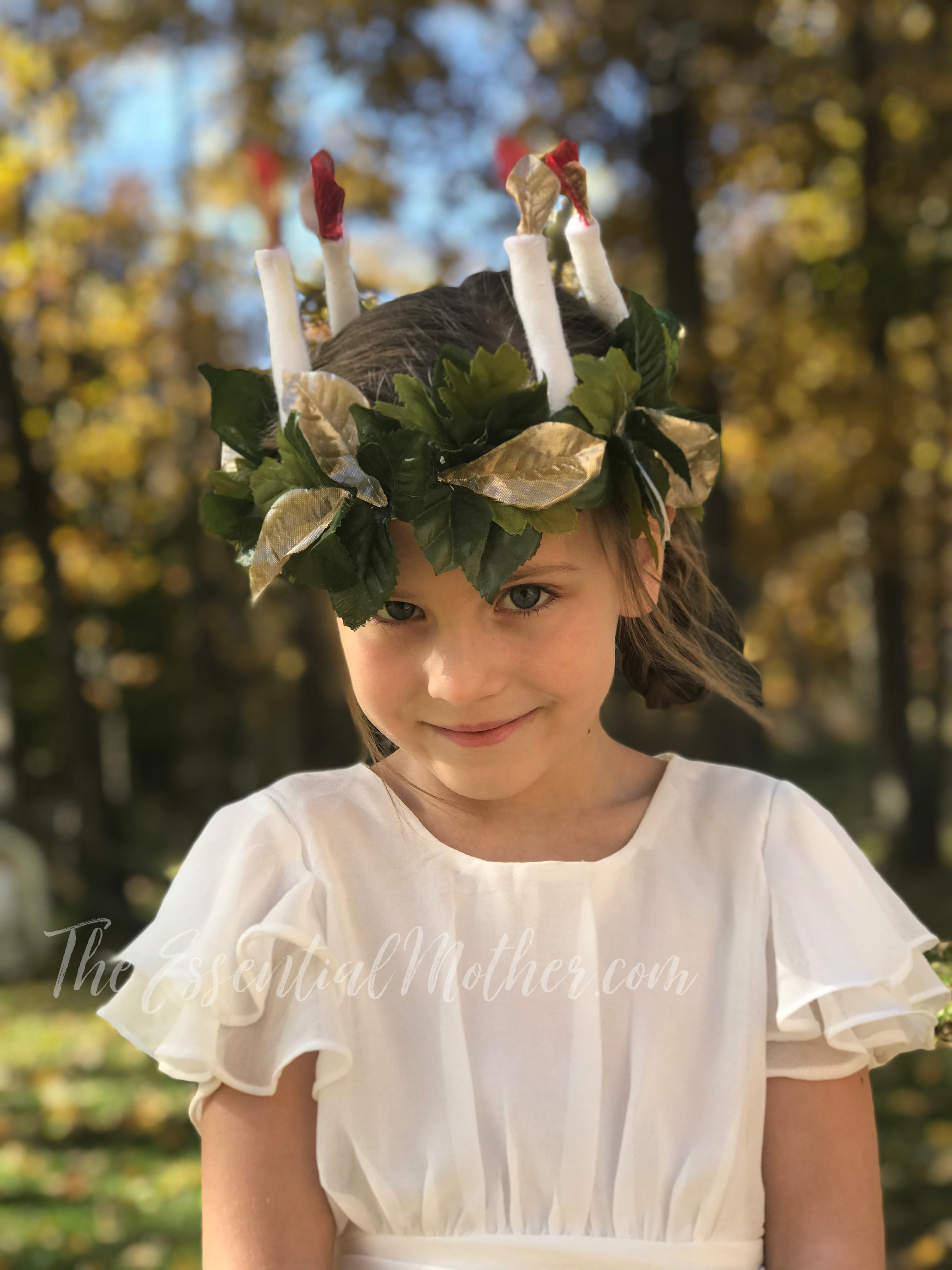 Diy saint lucia crown and costume beginner and intermediate tutorials â melody lyons