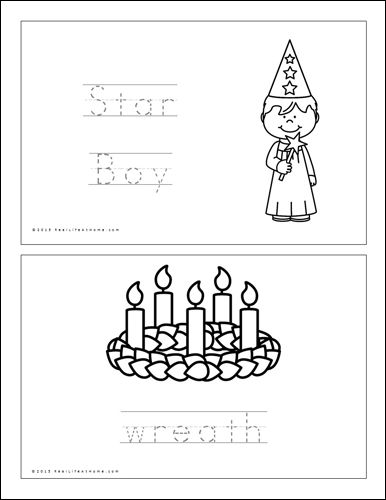 Saint lucy printables and worksheet packet with st lucia version st lucia day saint lucy elementary activities