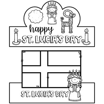 St lucias day craft crowns