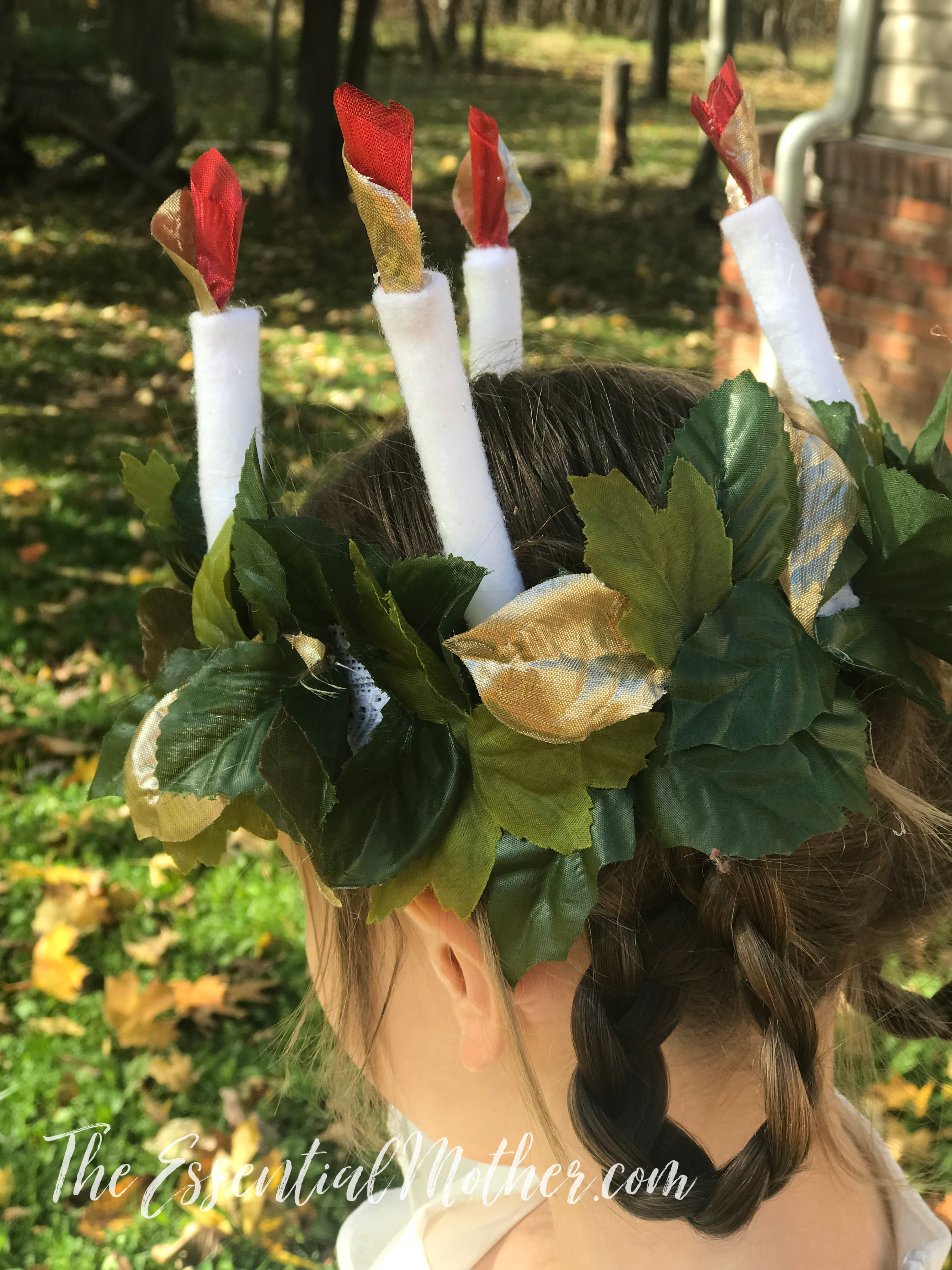 Diy saint lucia crown and costume beginner and intermediate tutorials â melody lyons