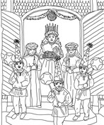 Saint lucys day coloring pages free coloring pages