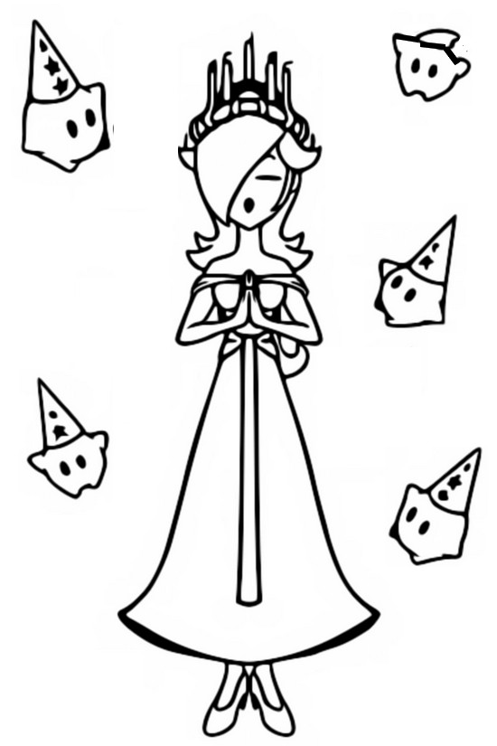 Coloring pages saint lucys day