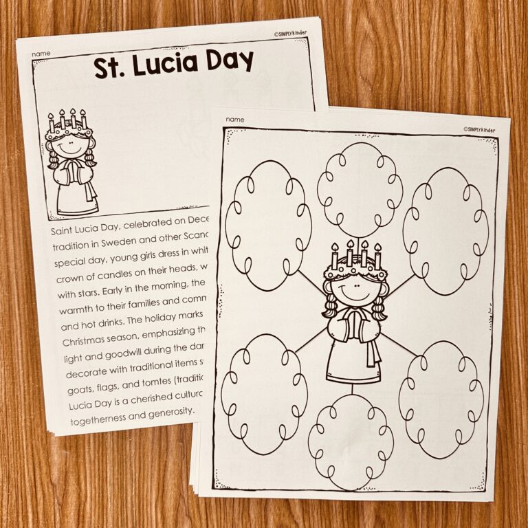 St lucia day write the room