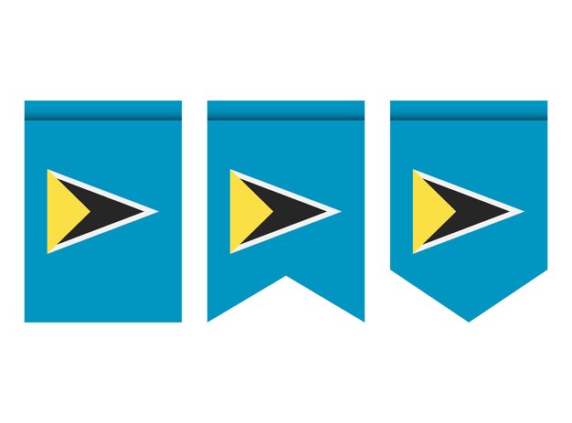 Page saint lucia flag vectors illustrations for free download