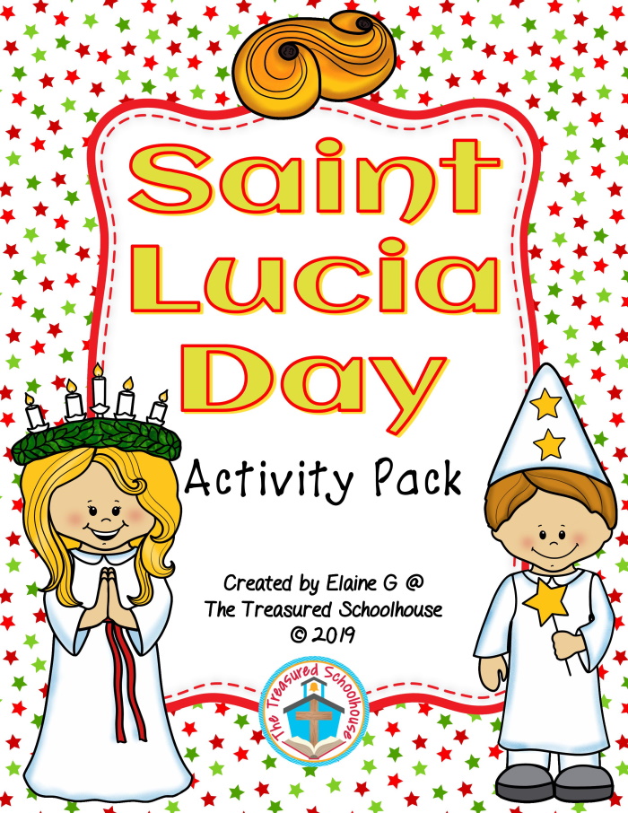 St lucia day activity pack