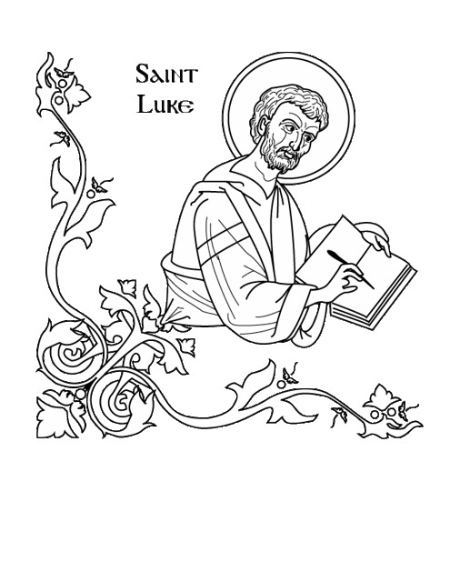 St luke the evangelist adobe illustrator bill tomaras