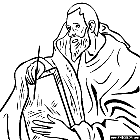 Faous paintings coloring pages