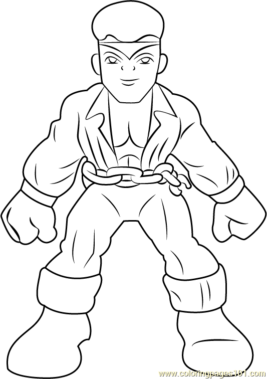 Luke cage coloring page for kids