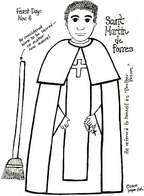 St martin de porres resources for kids crafts printables more