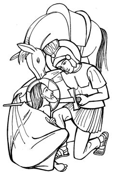 Coloring pages for saints