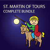 St martin of tours catholic saints coloring book st martins day