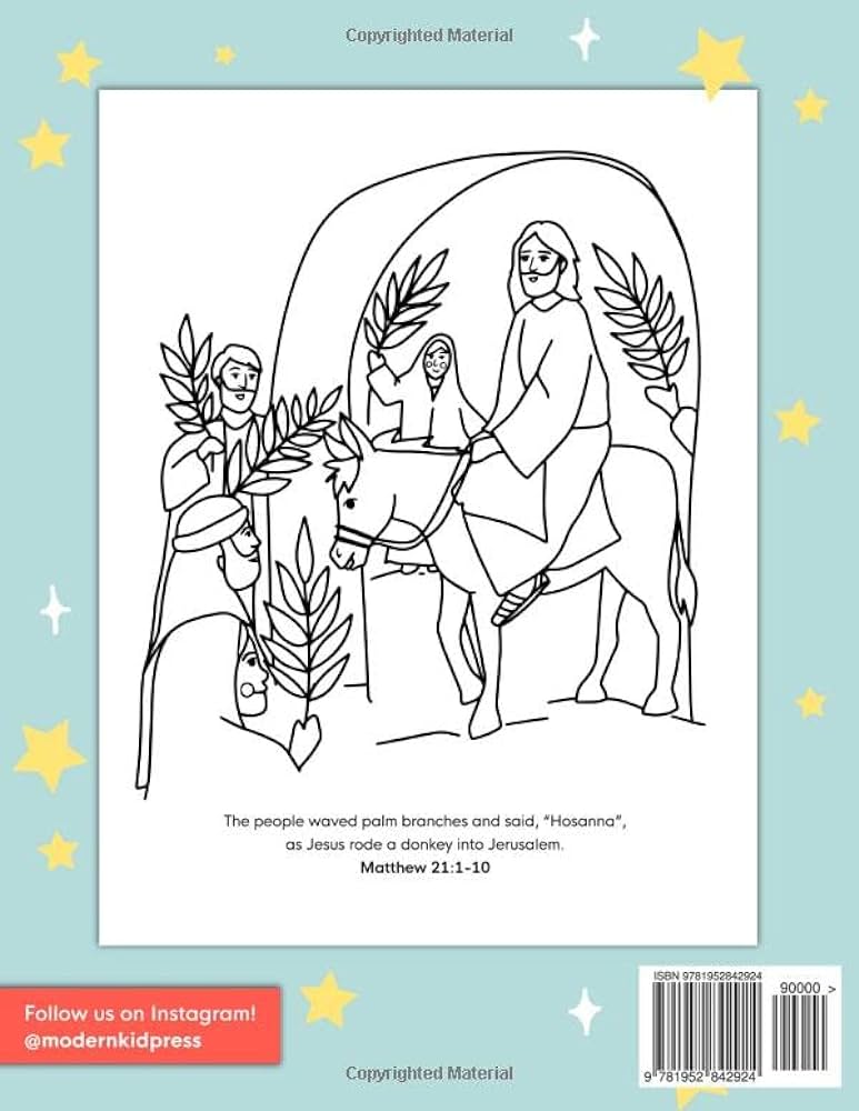 The bible stories christian coloring book for kids read and color your way through the bible beginning to end press modern kid books