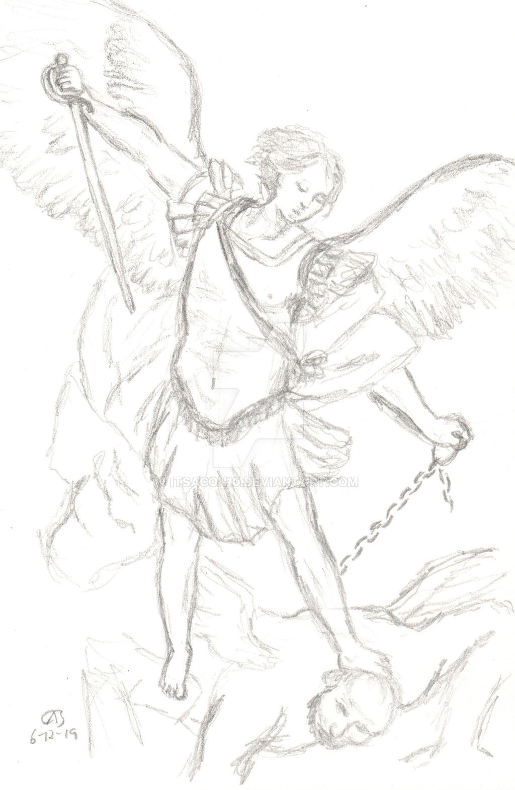 St michael archangel by itsacon on