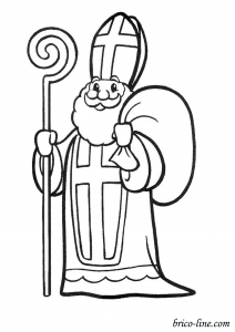 St nicholas coloring pages for children