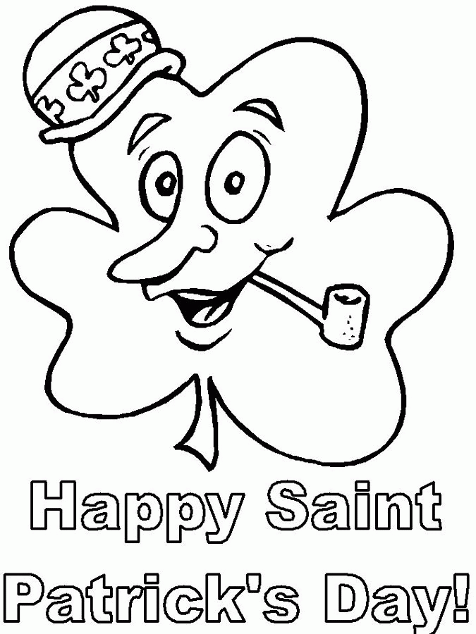 St patricks day coloring pages