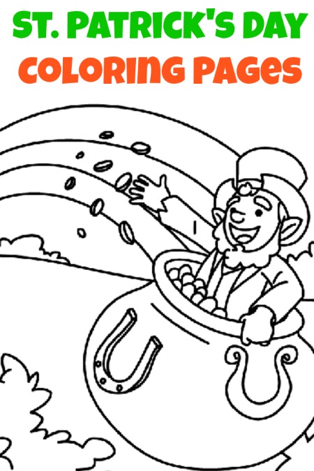 St patricks day coloring pages free printables