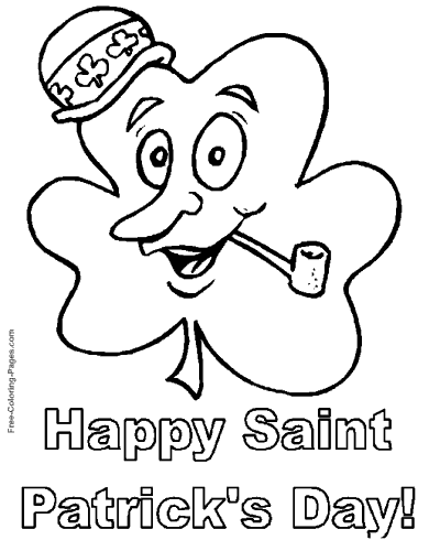 St patricks day coloring pages