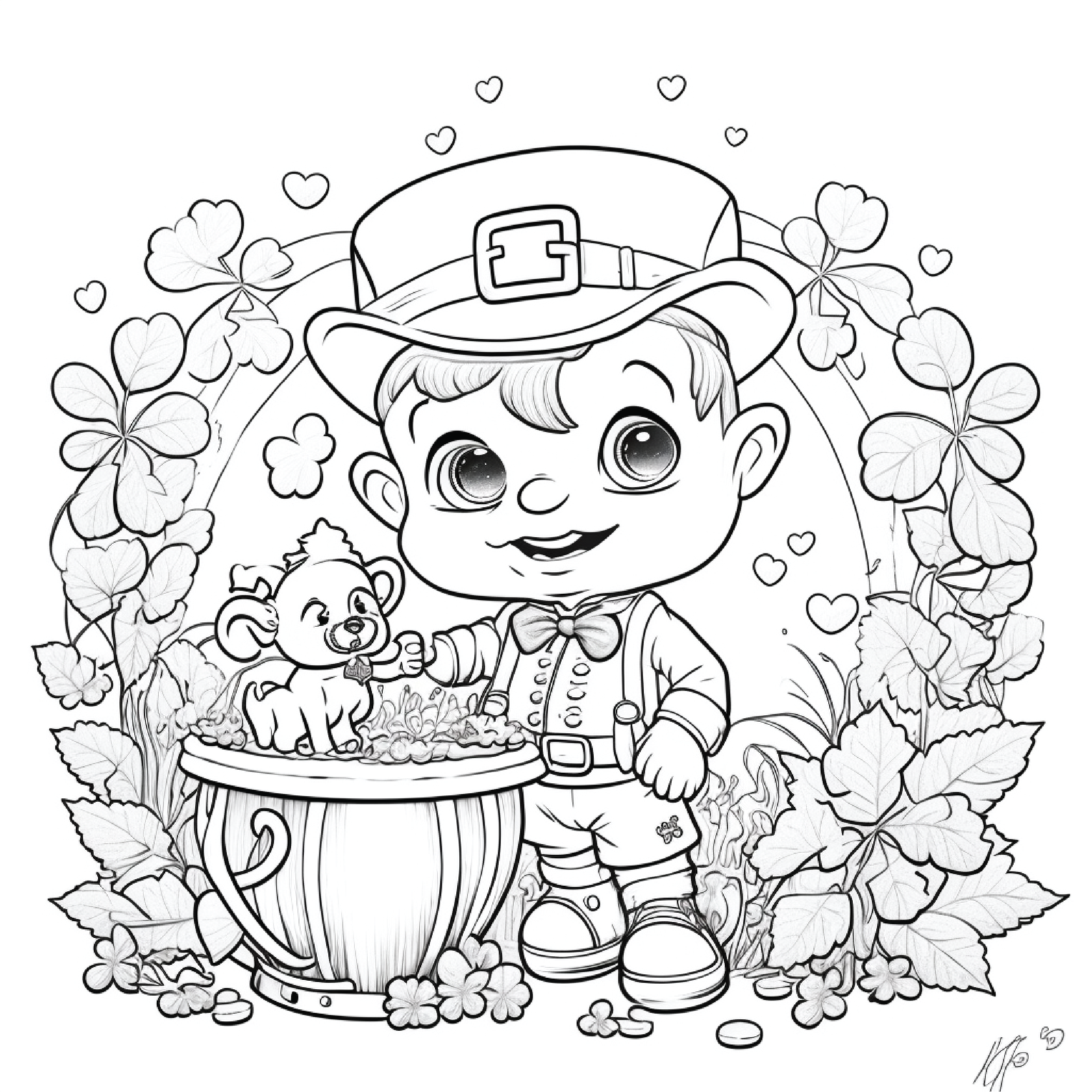 St patrick coloring pages made by teachers