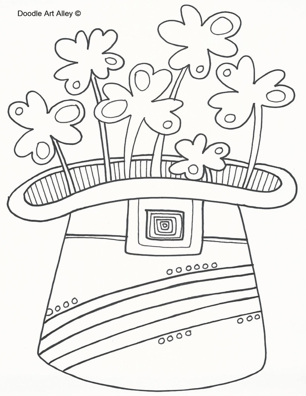 St patricks day coloring pages