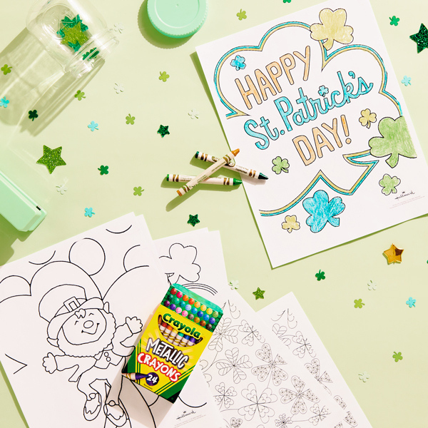 Free printable st patricks day colouring pages for your little leprechauns