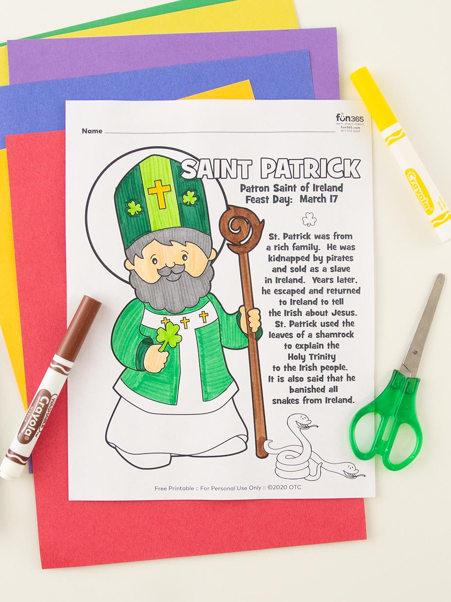 Free st patricks day coloring pages