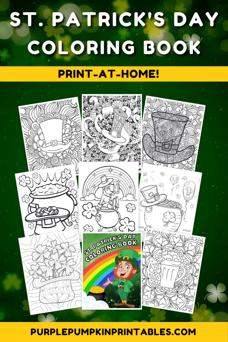 Printable st patricks day coloring pages