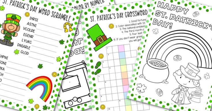 Fun st patricks day free printables