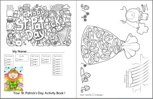 St patricks day coloring pages