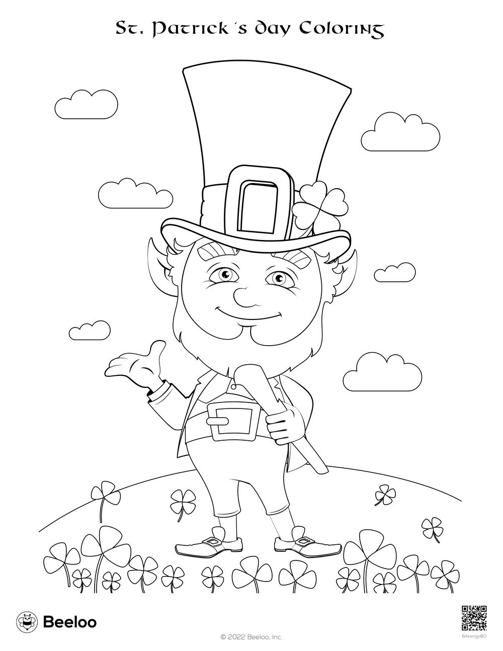 St patricks day coloring â printable crafts and activities for kids