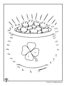 St patricks day connect the dots printables woo jr kids activities childrens publishing