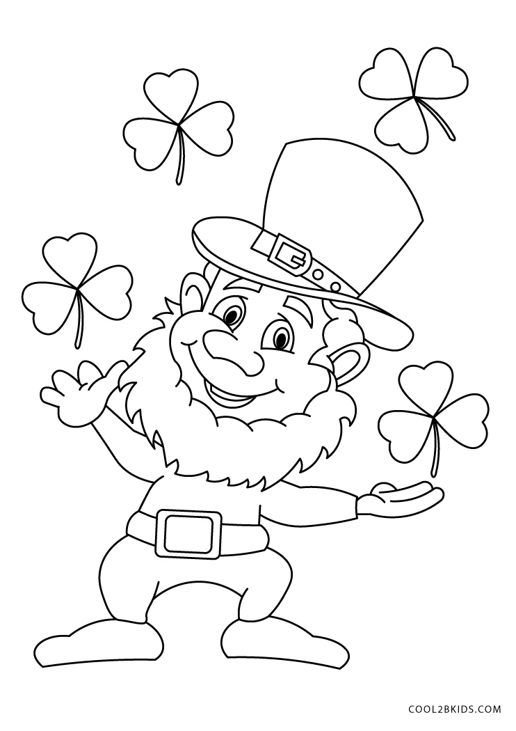 Free printable st patricks day coloring pages for kids