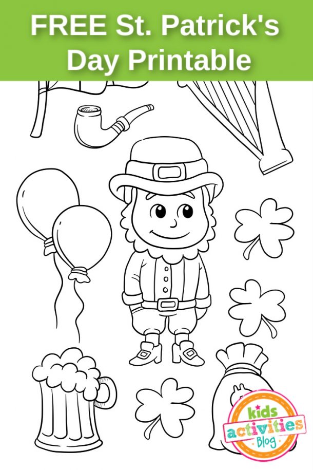 Free st patricks day printable kids activities blog