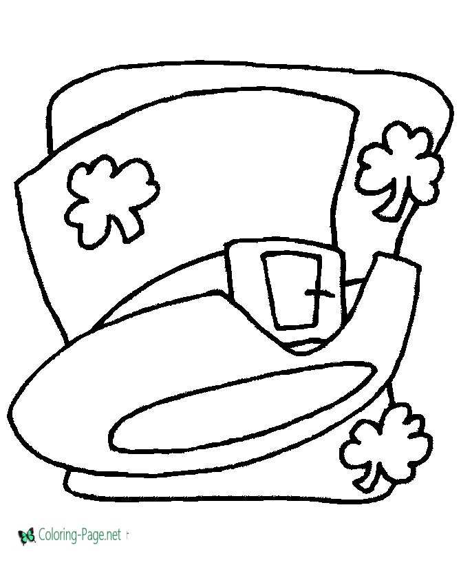 Shamrock coloring pages