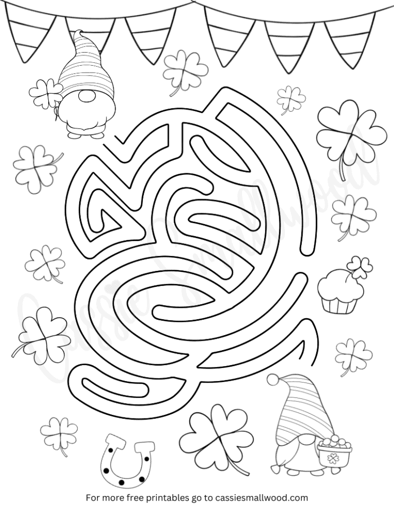 Fun st patricks day mazes free printable puzzle worksheets