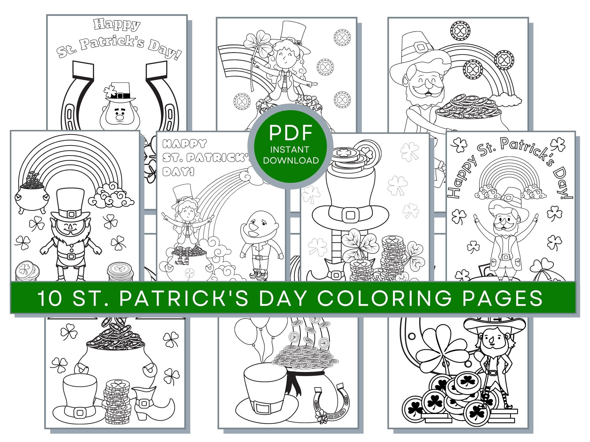 St patricks day coloring pages st patricks printables st patricks day sheets st patricks day coloring book st patrick coloring