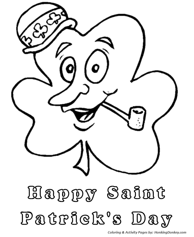 St patricks day coloring pages