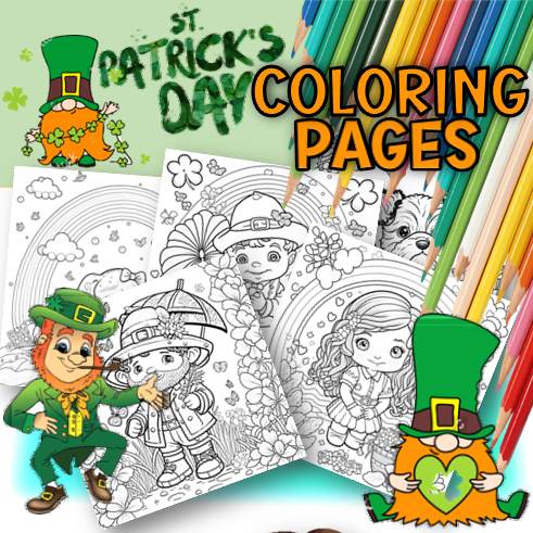 St patrick coloring pages made by teachers